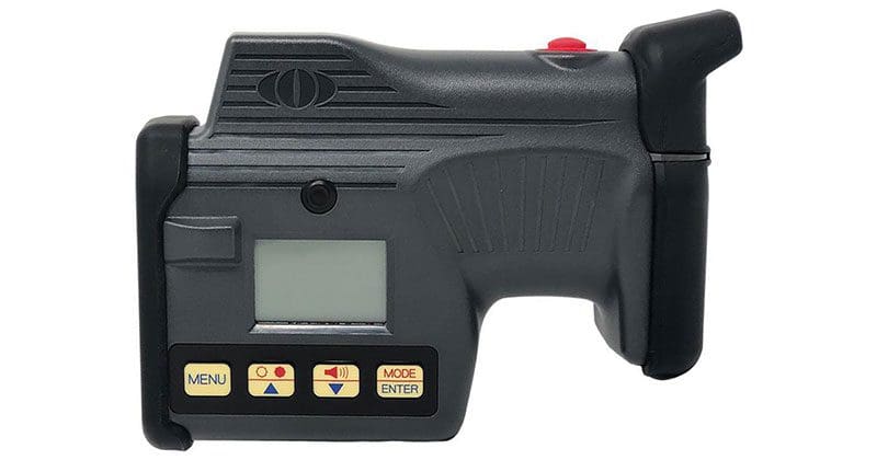 Stalker II  Hand-held police radar gun for in-car or motorcycle use.