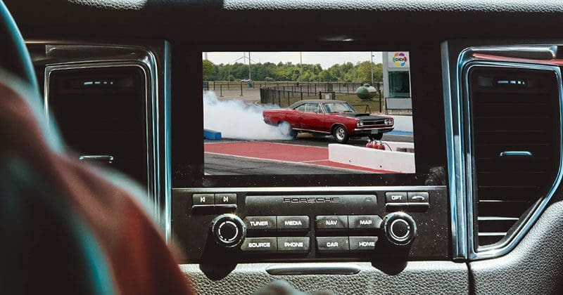 Can I Watch Movies In My Car While Driving 