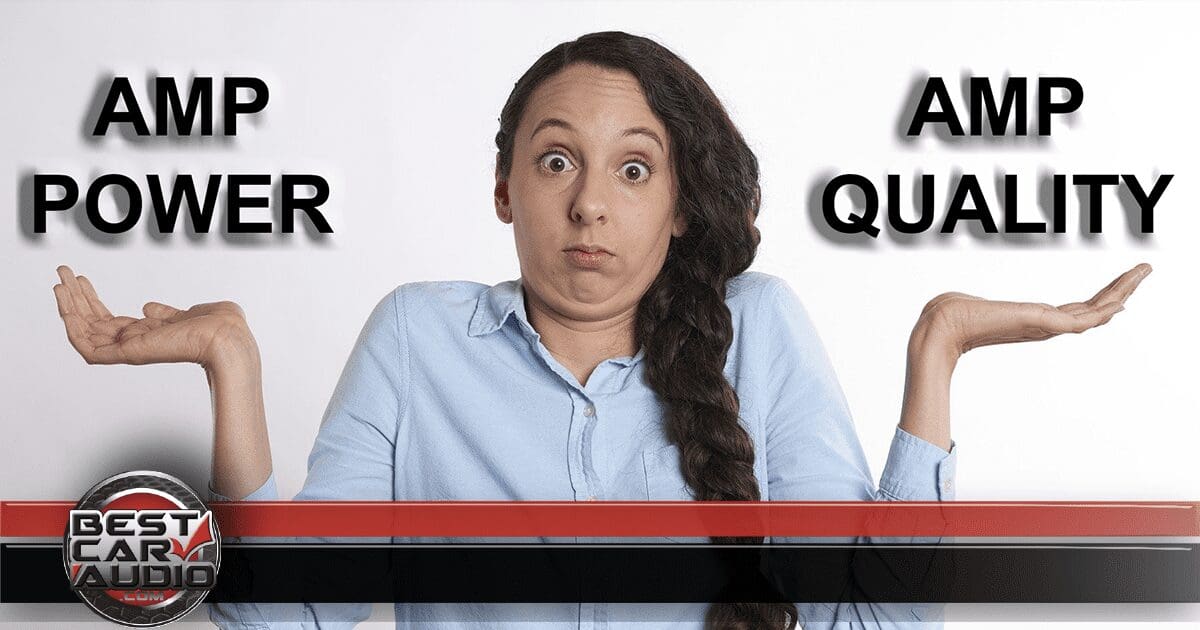 Car Audio Amplifier Power Ratings Don’t Determine Quality