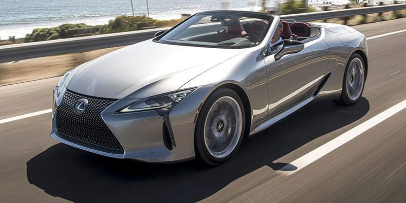 2021 Lexus LC 500 Convertible. Topless Luxury Abounds.