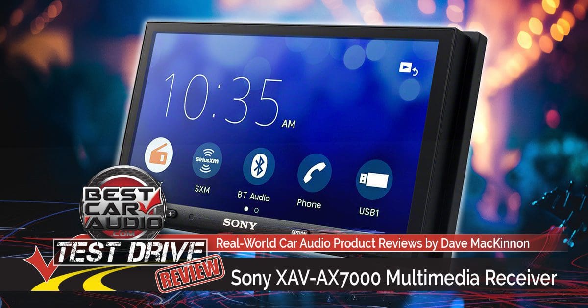 toegang levering Gemaakt om te onthouden Test Drive Review: Sony XAV-AX7000 Multimedia Receiver