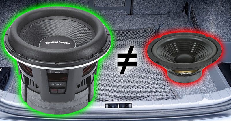 Can Swap the Factory Subwoofer in My Car for Better Performance?