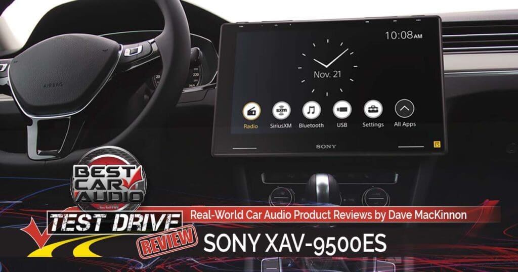 Test Drive Review Sony XAV9500ES Mobile ES HiRes Receiver