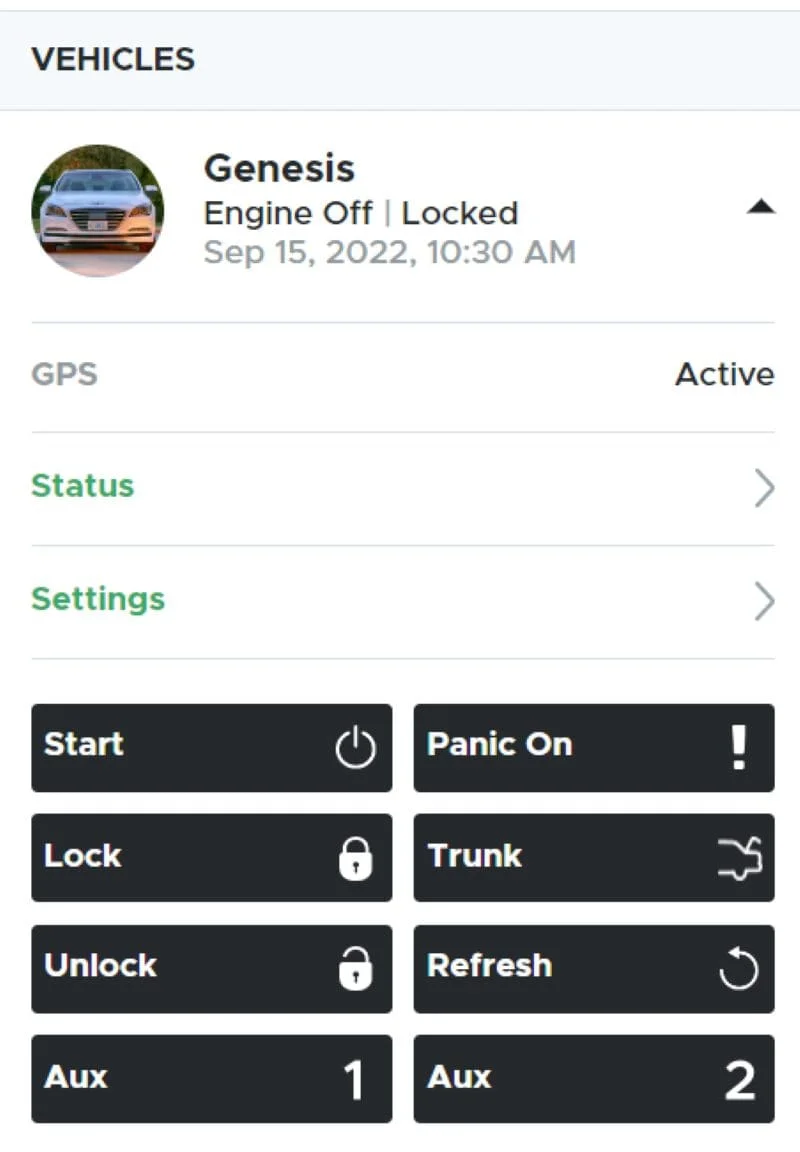 DroneMobile Remote Control