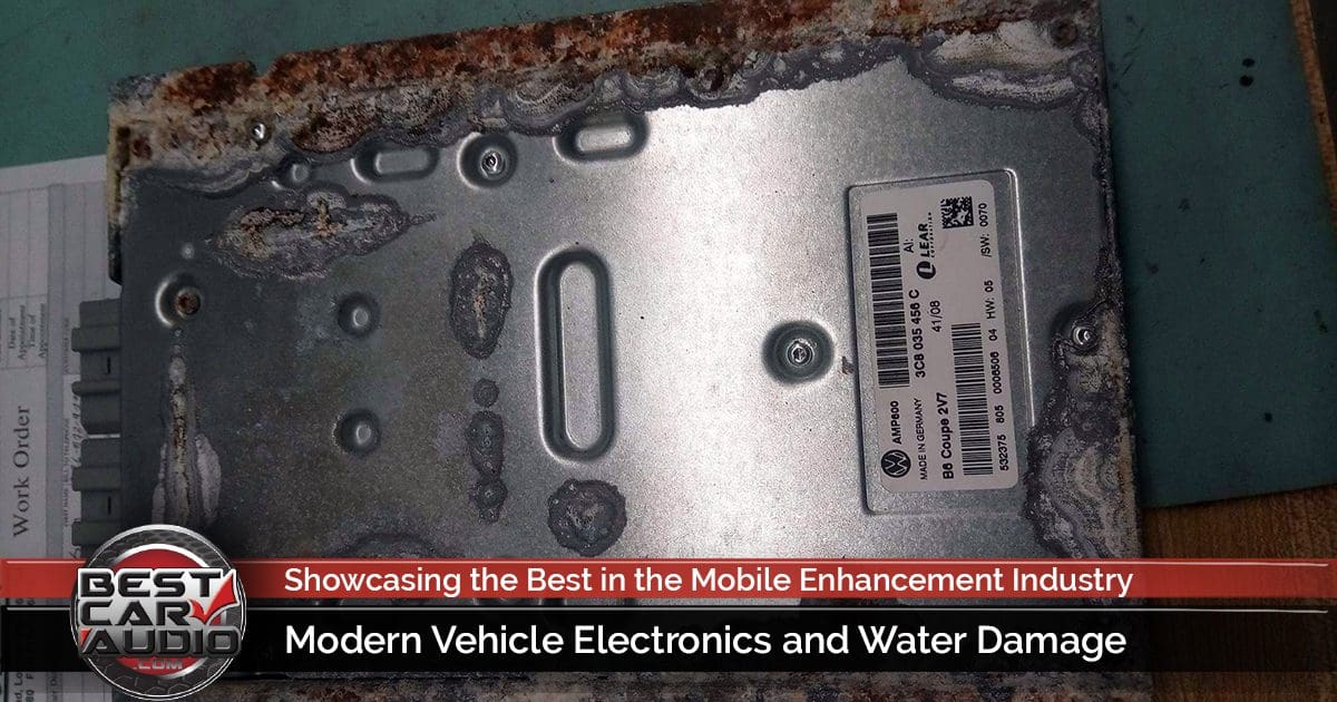 Modern Vehicle Electronics and Water Damage