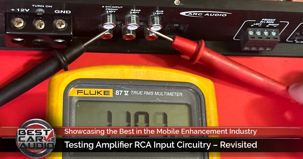 Testing amplifier rca input circuitry revisited