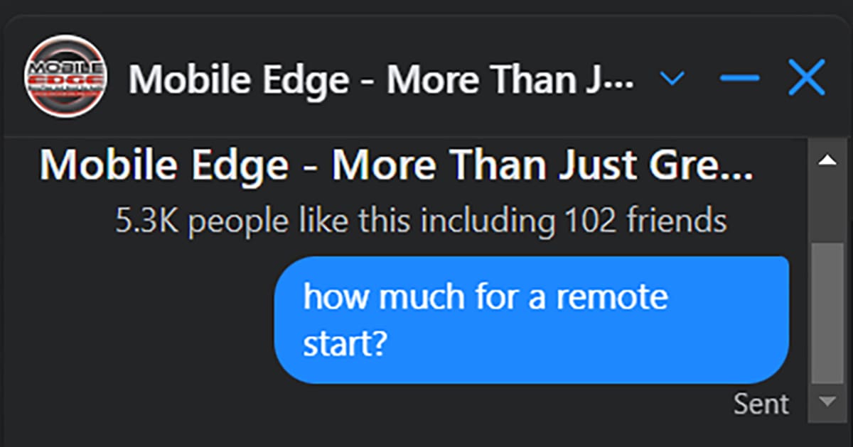Remote Starter Quote