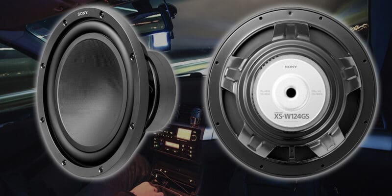 Product Spotlight: Sony XS-W124GS and XS-W104GS Car Audio Subwoofers
