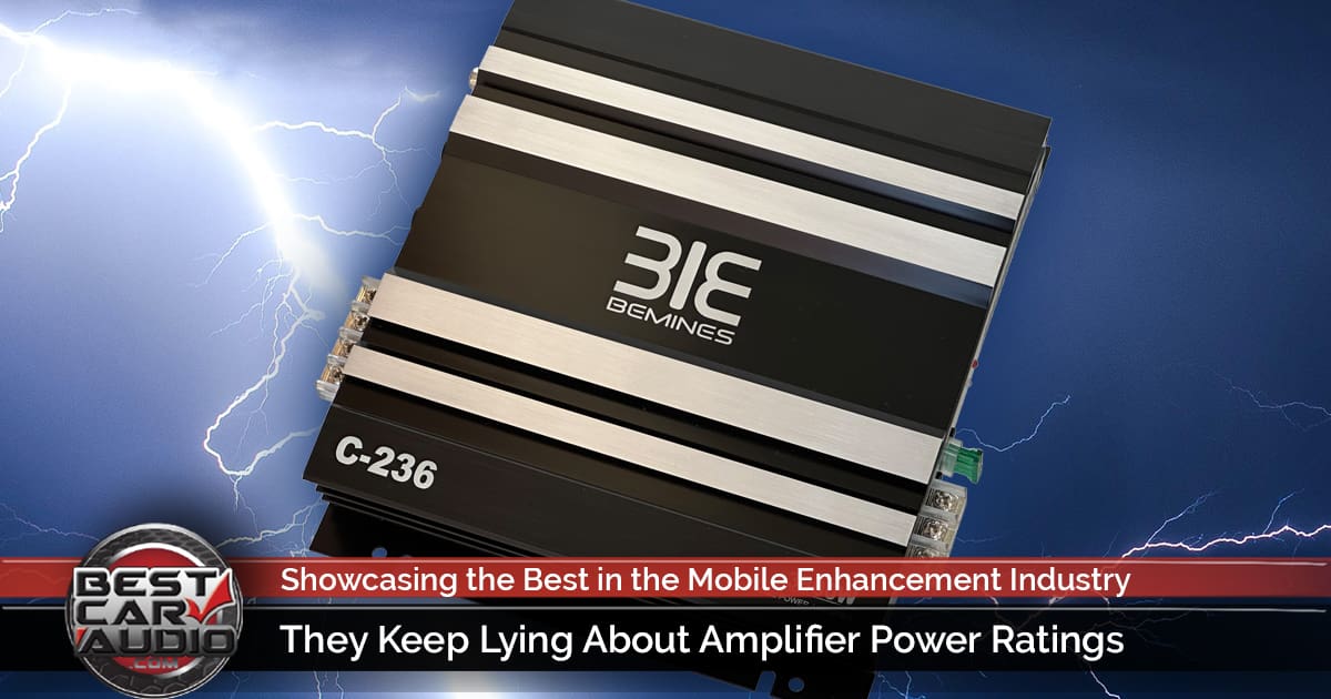 They Keep Lying About Car Audio Amp Power Ratings