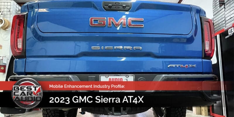 Mobile Enhancement Installation: 2023 GMC Sierra AT4X Rescue