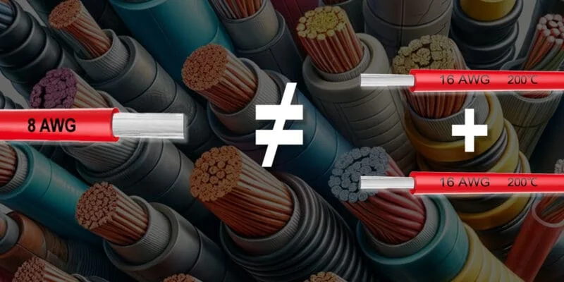 Wire Equivalency Using the AWG Standard: 16+16 Isn’t 8