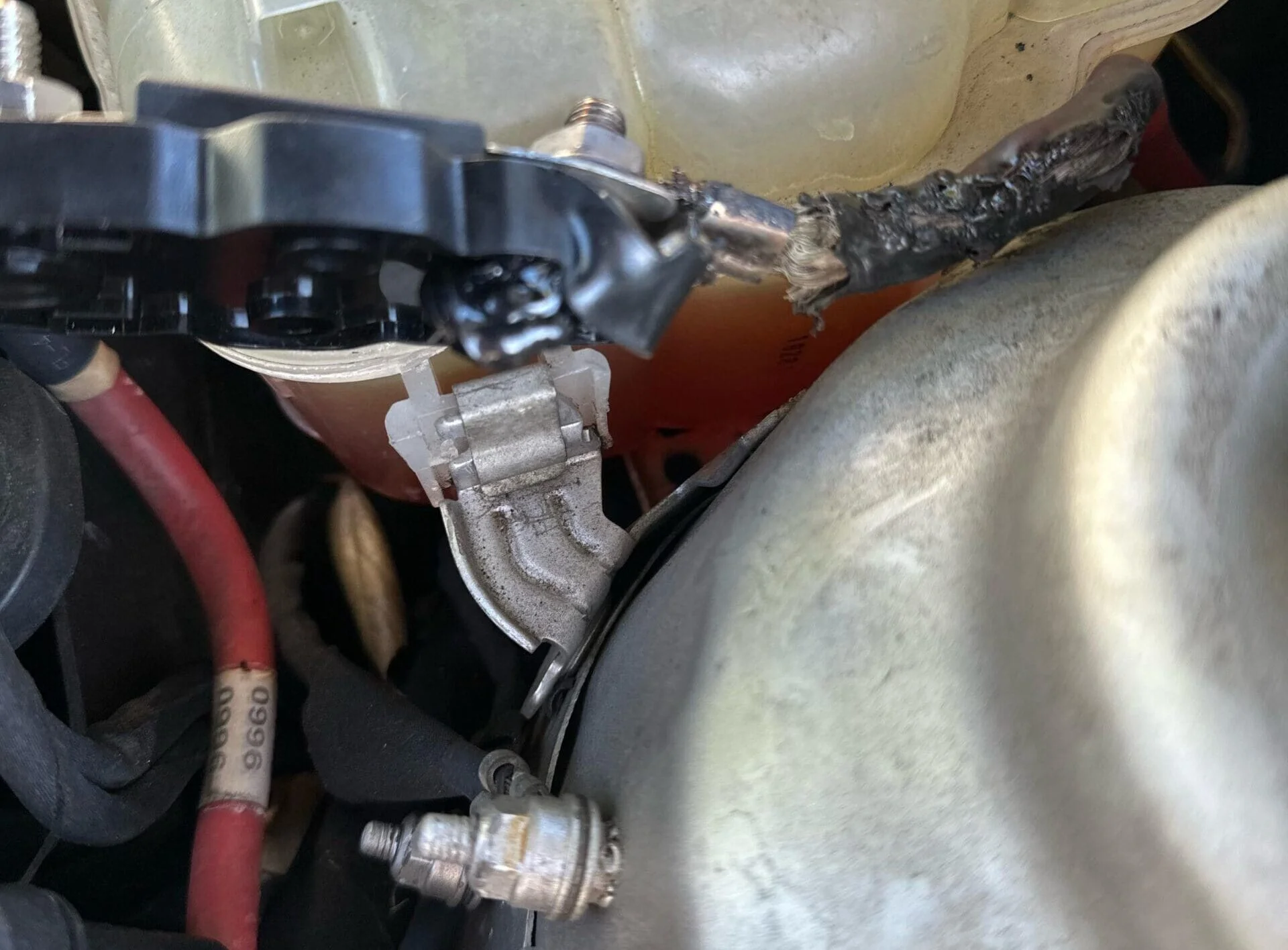 Melted wire connections