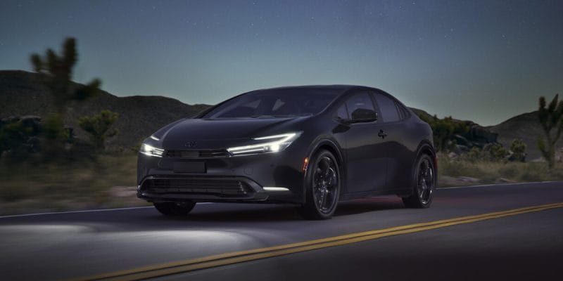 2026 Toyota Prius Nightshade. Plug-In Hybrid with the Looks.